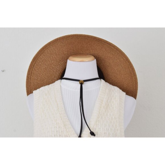 Vintage‎ 80s Off-White Acrylic Sleeveless Cardigan Vest - Picture 2 of 10